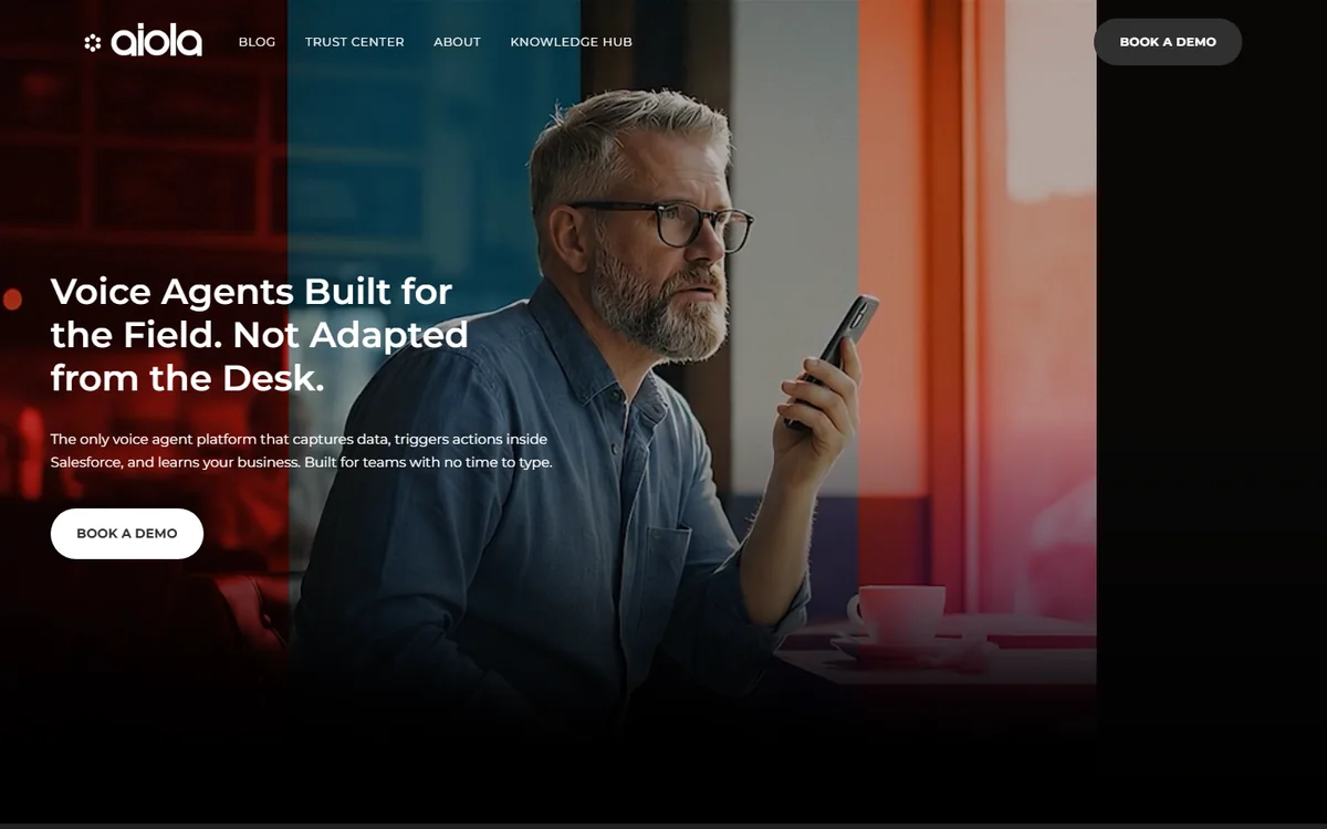aiOla redesigned website